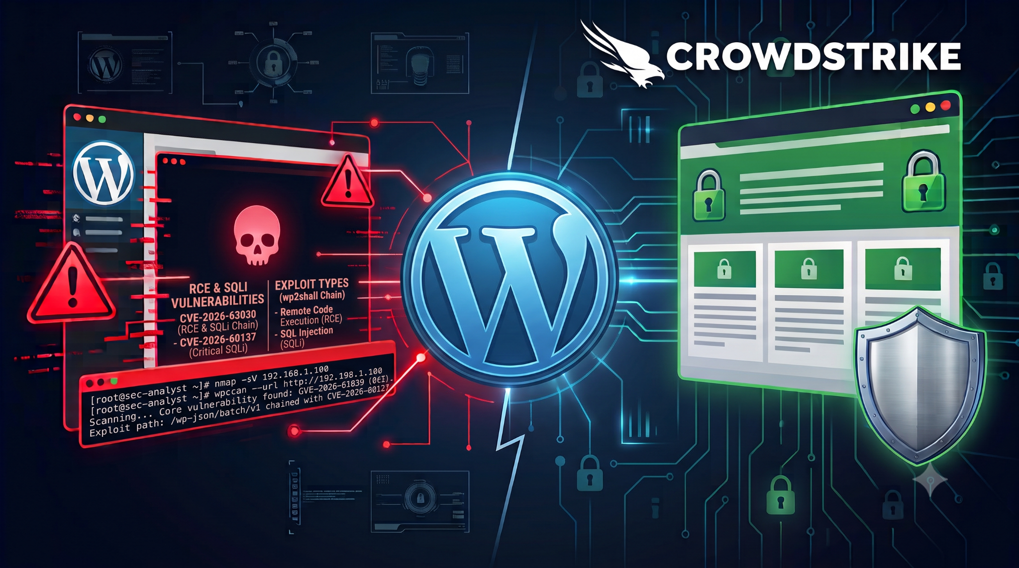 WP2Shell (CVE-2026-63030): WordPress Core Pre-Auth RCE Zincirinin CrowdStrike Falcon ile Davranışsal Tespiti